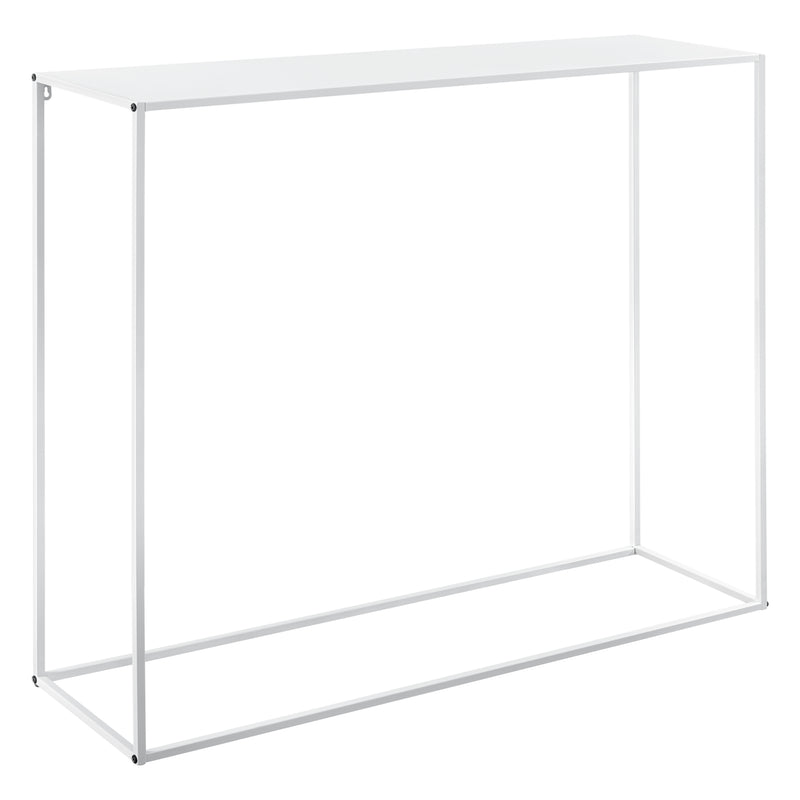 Maatschets Console tafel sidetable metaal 95x110x32 cm wit mat