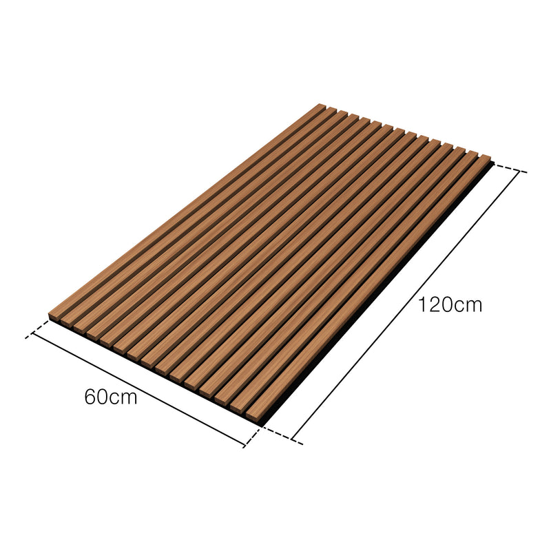 Croquis coté Panneaux acoustiques Vang MDF 120 x 60 NEU.HOLZ