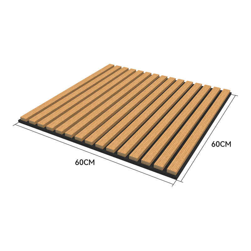 Croquis coté Lot de 4 panneaux acoustiques Vang 1,44 m² NEU.HOLZ