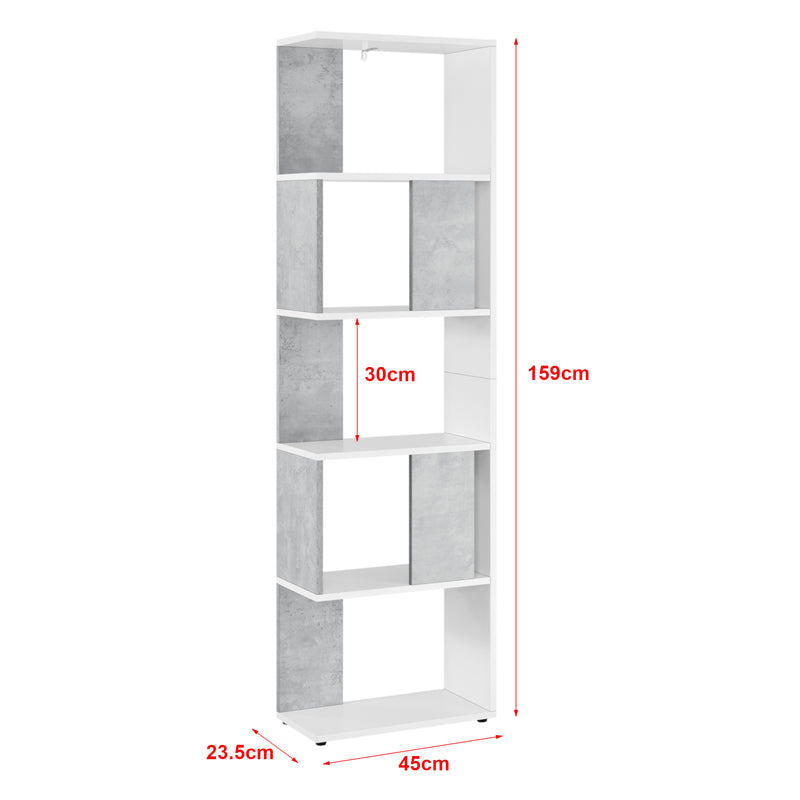 Maatschets Boekenkast schap Aneby 159x45x23,5 cm - 3 varianten