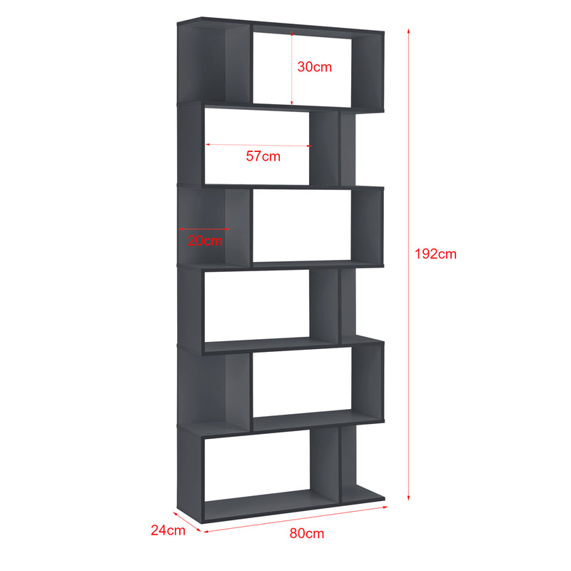 Maatschets Boekenkast schap Oxford 192x80x24 cm - verschillende kleuren