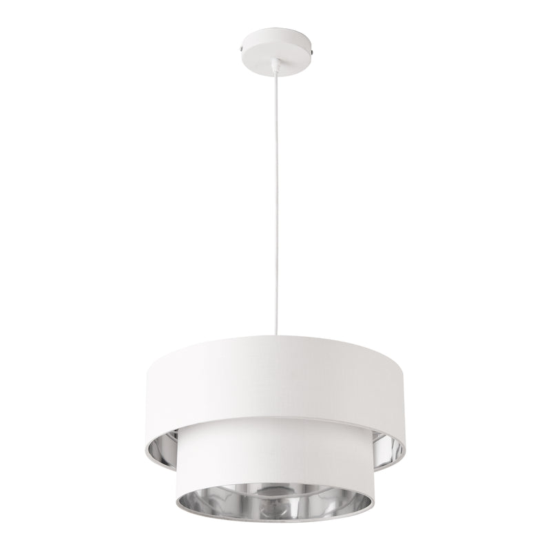Maatschets Design hanglamp Lopar 149 cm metaal en stof E27 - verschillende kleuren en maten