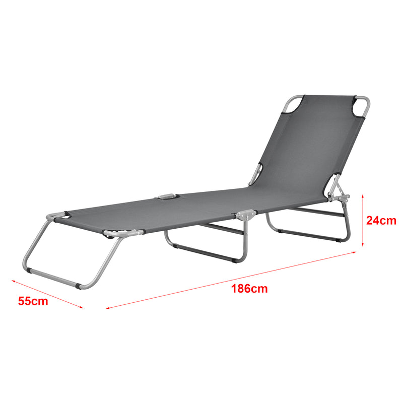 Maatschets Ligbed Carcao 186x55x24 cm max 110 kg casa.pro