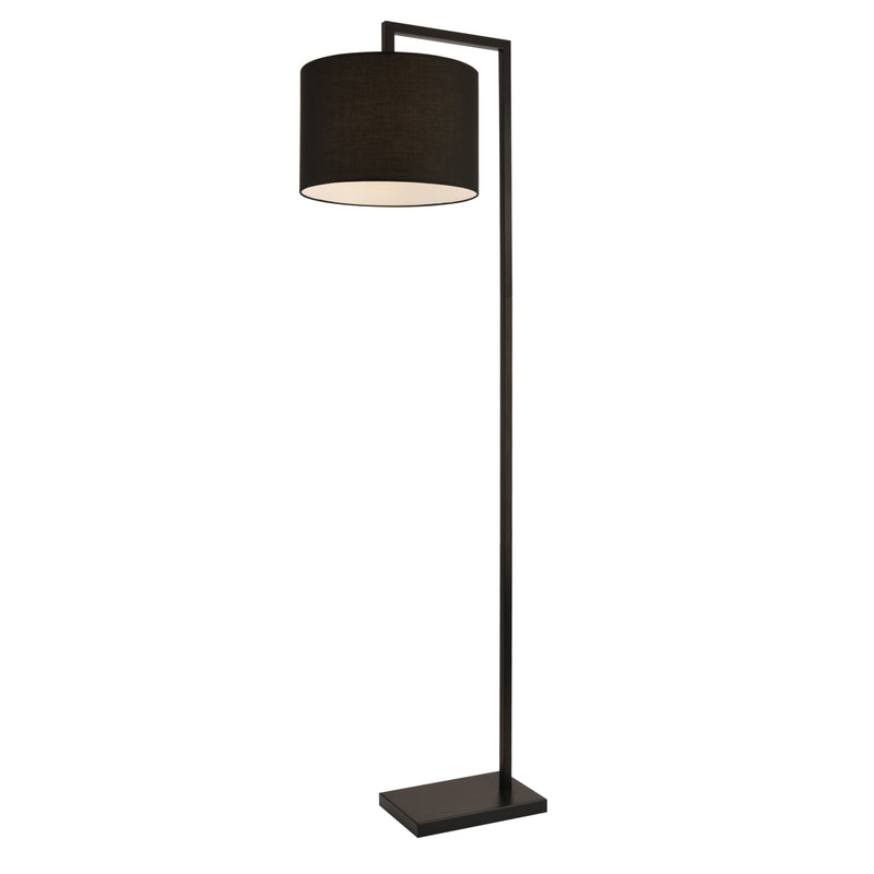 Maatschets Vloerlamp staande lamp Dusseldorf 161 cm E27 zwart