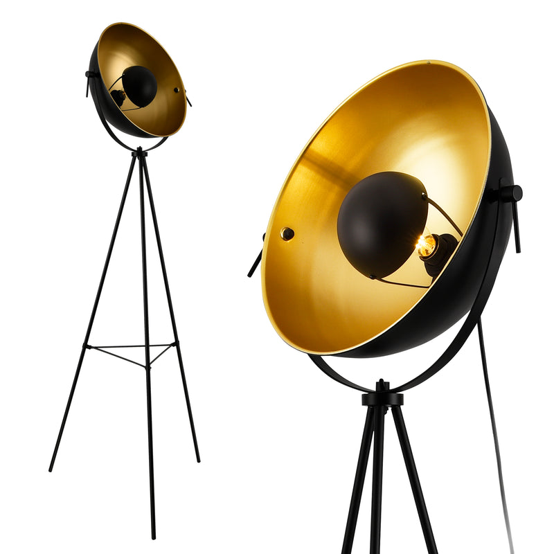 Maatschets Vloerlamp staande lamp Angers 158 cm tripod E27 - 3 varianten