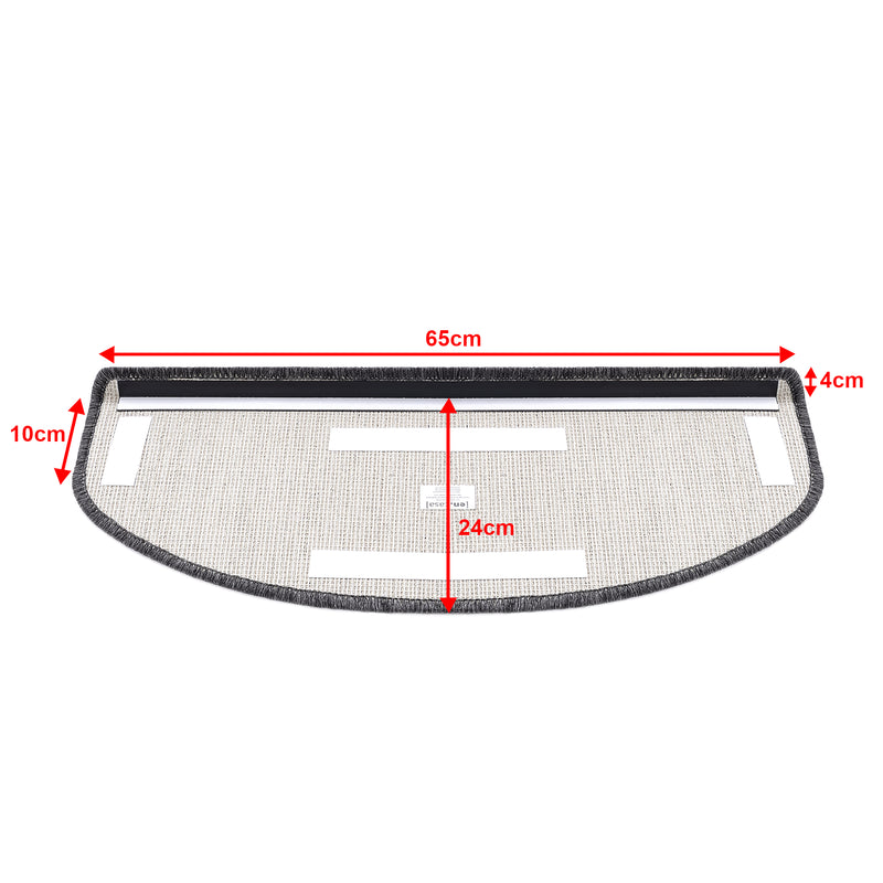 Maatschets Trapmat set afgerond zelfklevend 15 stuks - 4 varianten