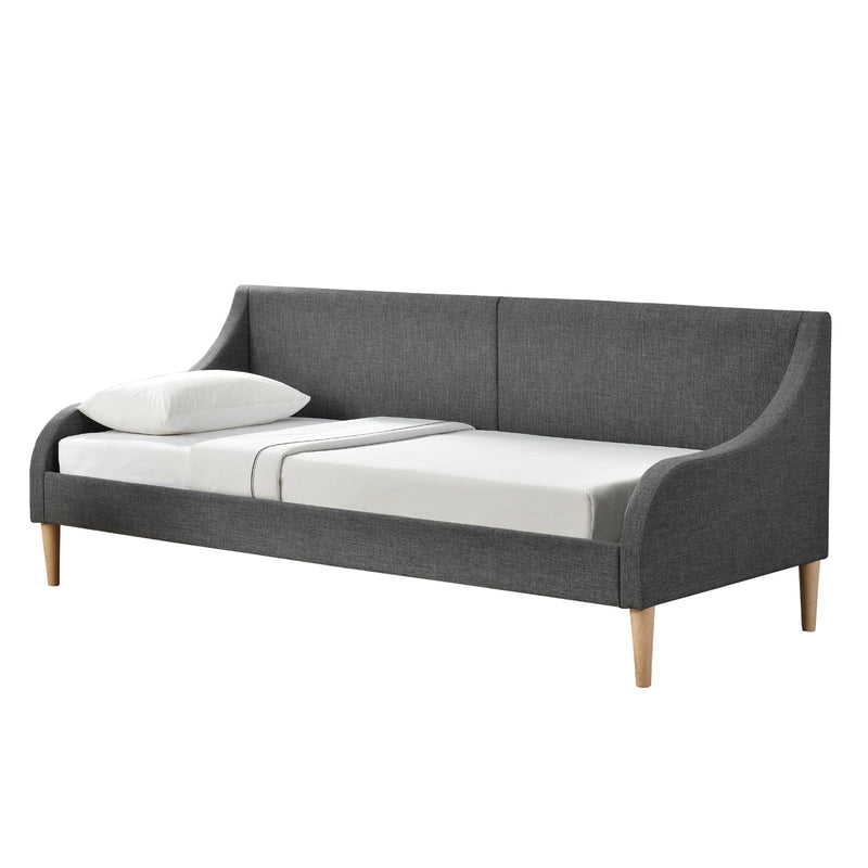 Maatschets Driezitsbank slaapbank donkergrijs 214,5x99,5x90 cm - met of zonder matras