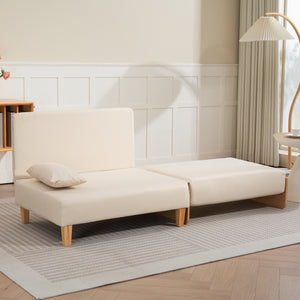 Canapé convertible 1 place Seinlus 81 x 88 x 68 cm [en.casa]