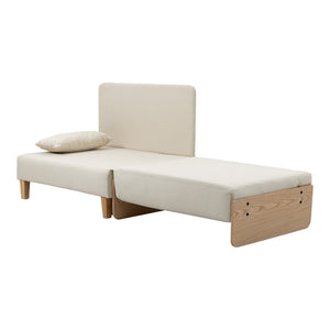 Canapé convertible 1 place Seinlus 81 x 88 x 68 cm [en.casa]