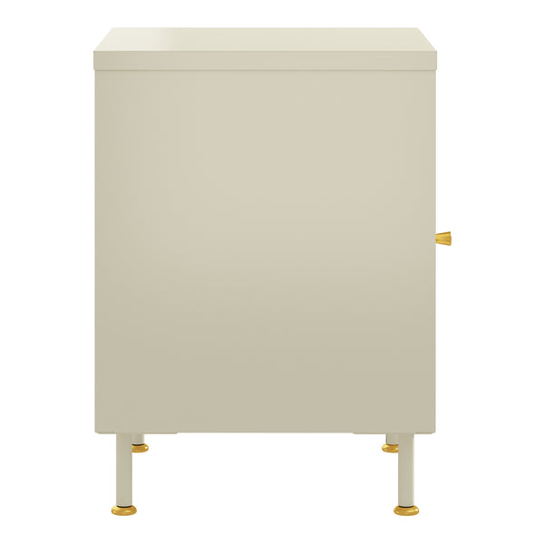 Nachtkast Lindau 56x40x40 cm cremewit [en.casa]