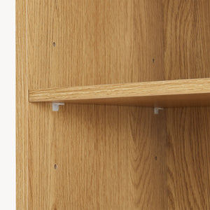 Armoire de salle de bains Ferrersp 160 x 42 x 35 cm effet chêne / couleur sable [en.casa] 