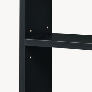 Porte-papier toilette Trond 60x40x16 cm Noir/Aspect noyer [en.casa]
