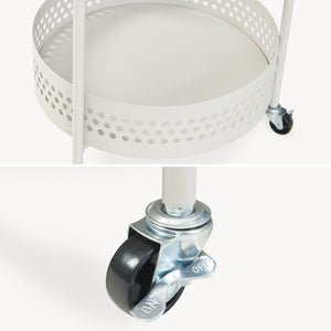 Serveerwagen Jässaatka trolley 76x40 cm grijs [en.casa] 