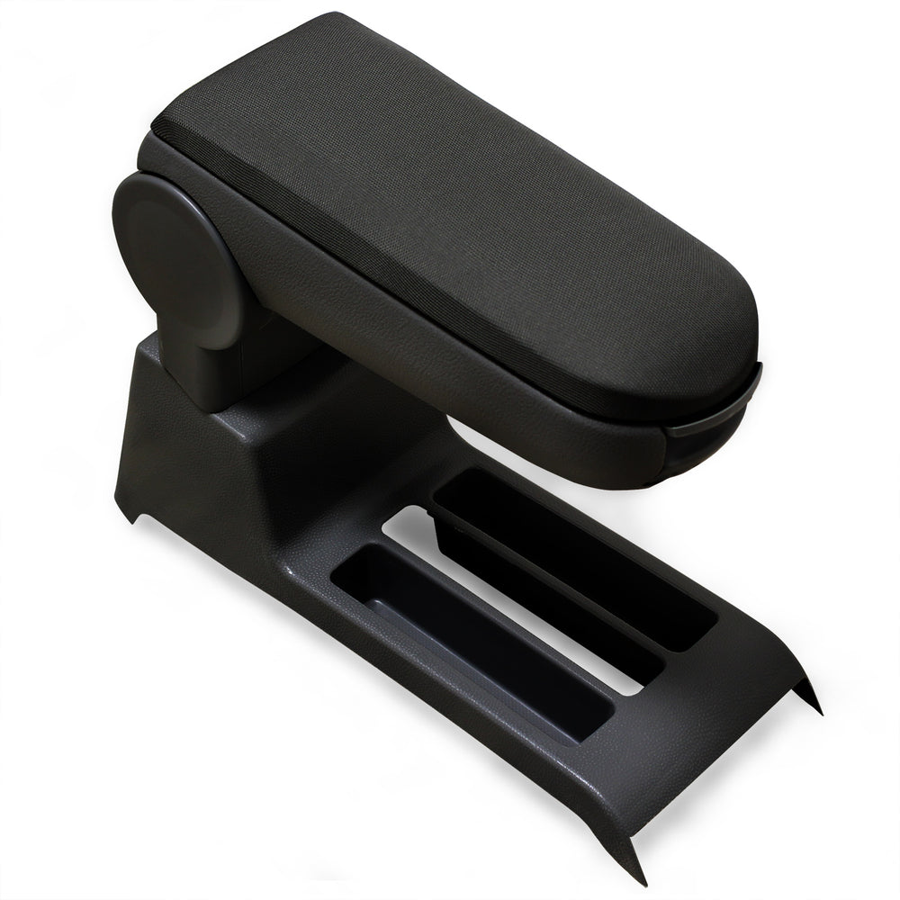 Accoudoir central VW Polo 9N 9N2 9N3 avec compartiment de rangement tissu noir pro.tec - premiumXL