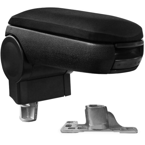 Accoudoir central AUDI A4 avec compartiment de rangement tissu noir pro.tec - premiumXL