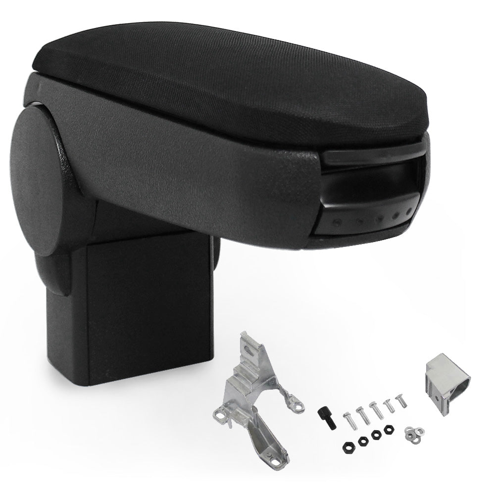 Accoudoir central VW Golf IV, Bora, Beetle noir avec compartiment de rangement [pro.tec] - premiumXL