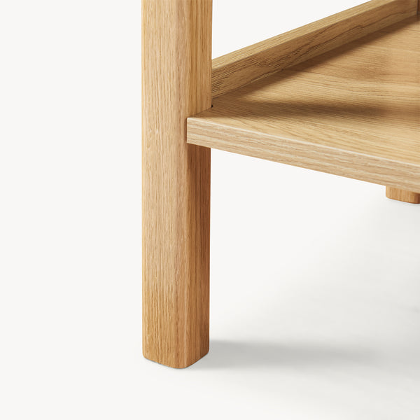 Table console Ferrersp 100 x 40 x 80 cm effet chêne / couleur sable [en.casa]