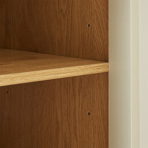 Armoire de salle de bain Ferrersp 80 x 40 x 35 cm effet chêne / couleur sable [en.casa] 