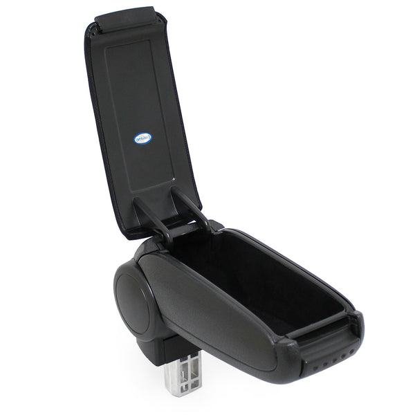 [pro.tec] Accoudoir central pour Peugeot 206 / 206 CC - avec compartiment - rembourré - textile - noir 