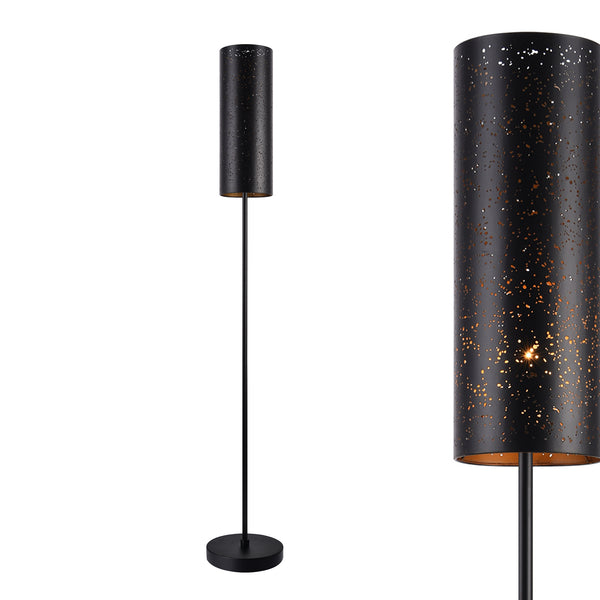 [lux.pro] Lampadaire - E27 - noir