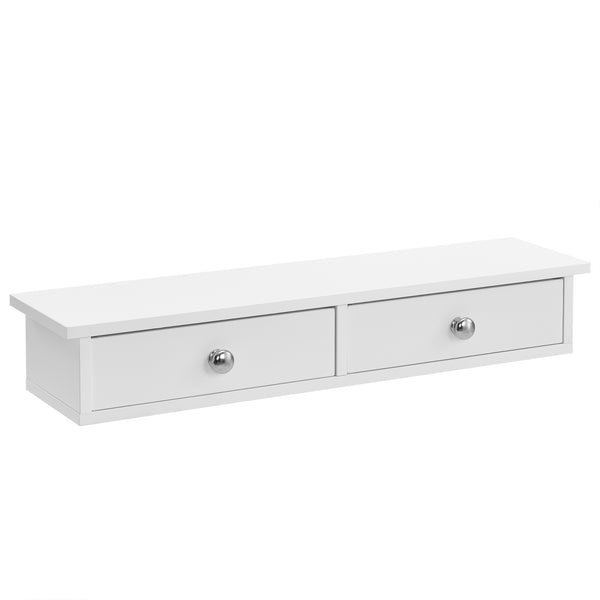 Étagère murale Geeste 10 x 60 x 15 cm blanc [en.casa]