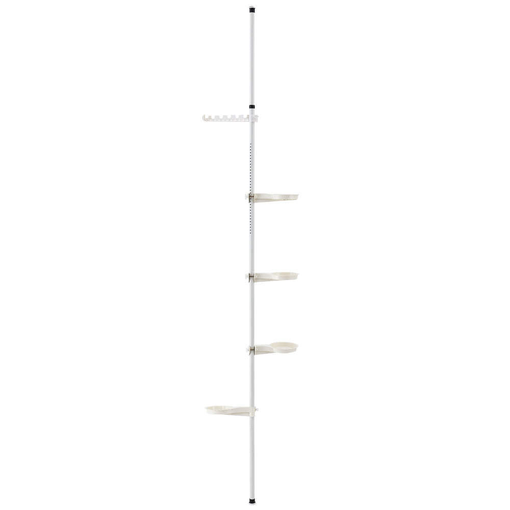 Plantenrek 110 - 305 cm telescoop bloemenrek [en.casa] - premiumXL
