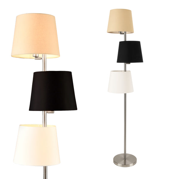 Vloerlamp staande lamp 149 cm Braga 3xE14 meerkleurig