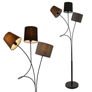 Vloerlamp staande lamp Treviso 146 cm meerkleurig 3xE14 