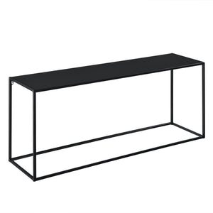 Table Console en Métal Plusieurs tailles Noir Mat [en.casa]
