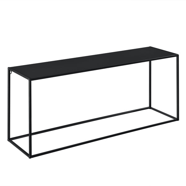 Table Console en Métal Plusieurs tailles Noir Mat [en.casa]