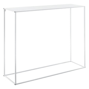 Console tafel sidetable metaal 95x110x32 cm wit mat