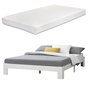 Houten bed Raisio grenen met bedbodem en matras - 18 varianten