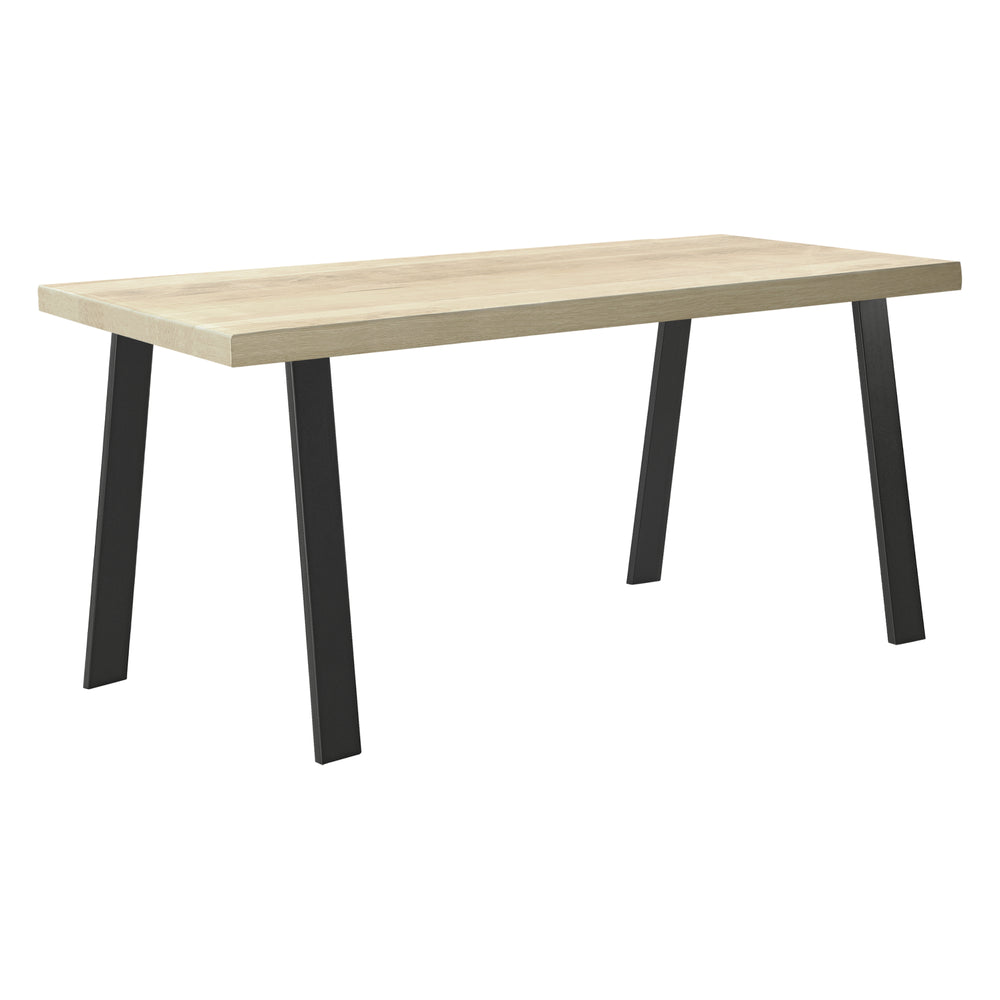 Piètement de table Kraftisried lot de 2 55/70x72cm acier noir [en.casa] - premiumXL