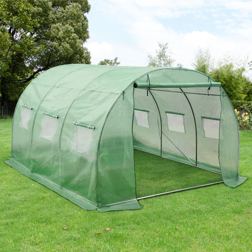 [en.casa] Tuinkas Dornbirn 300x300x200 cm groen