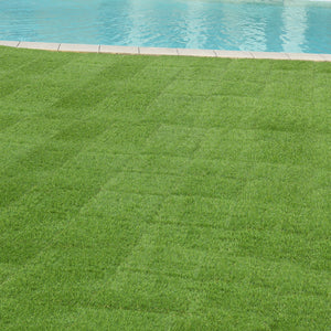 Set de 11 dalles emboîtables de gazon artificiel Wiesloch ca. 1m² 30 x 30 x 2,2 cm [en.casa]