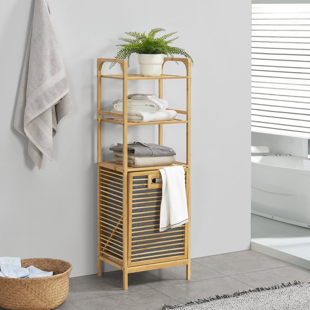 Bamboe wasrek Tidaholm 118x39,5x30,5cm [en.casa] - premiumXL