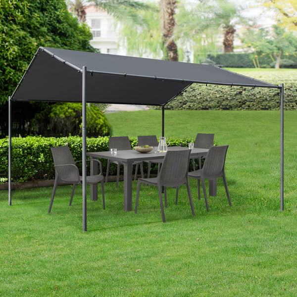 [en.casa] Paviljoen Dogliola 4x3,5x2,58 m donkergrijs