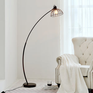 [lux.pro] Vloerlamp staande lamp Portsmouth metaal 160 cm roestbruin