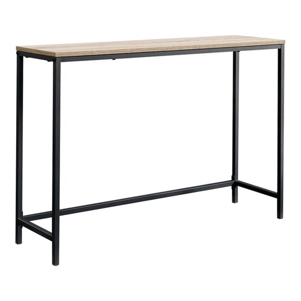 Table console Kronoby 80 x 100 x 30 cm noir / effet bois [en.casa]