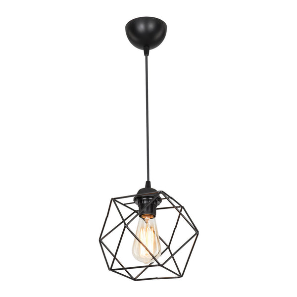 [lux.pro] Hanglamp Brentwood E27 zwart