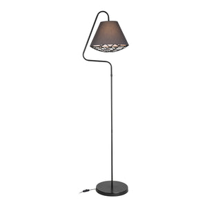 [lux.pro] Staande lamp vloerlamp Gateshead E27 zwart en grijs