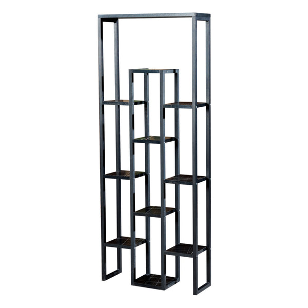 [en.casa] Plantenstandaard Blaavandshuk 150x60x19cm marmer zwart