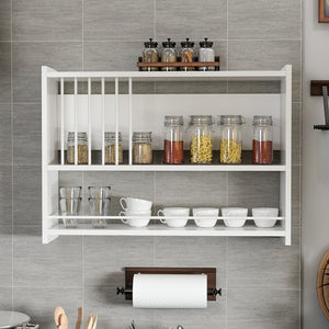 [en.casa] Wandplank Helsingør 60x84x20 cm wit