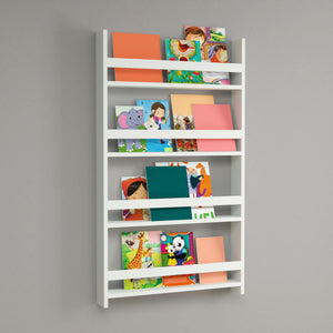 [en.casa] Wandplank wandrek Sotenäs 120x74x10 cm wit