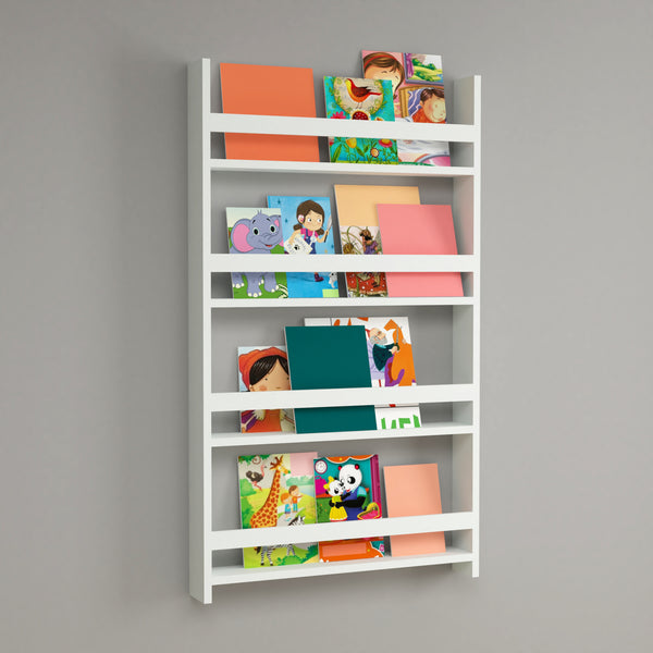 [en.casa] Wandplank wandrek Sotenäs 120x74x10 cm wit