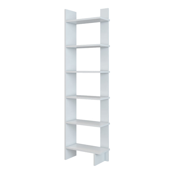 [en.casa] Boekenkast Midtdjurs schap 170x47x21 cm wit