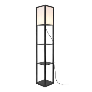[lux.pro] Staande lamp Stapleford vloerlamp E27 zwart en wit