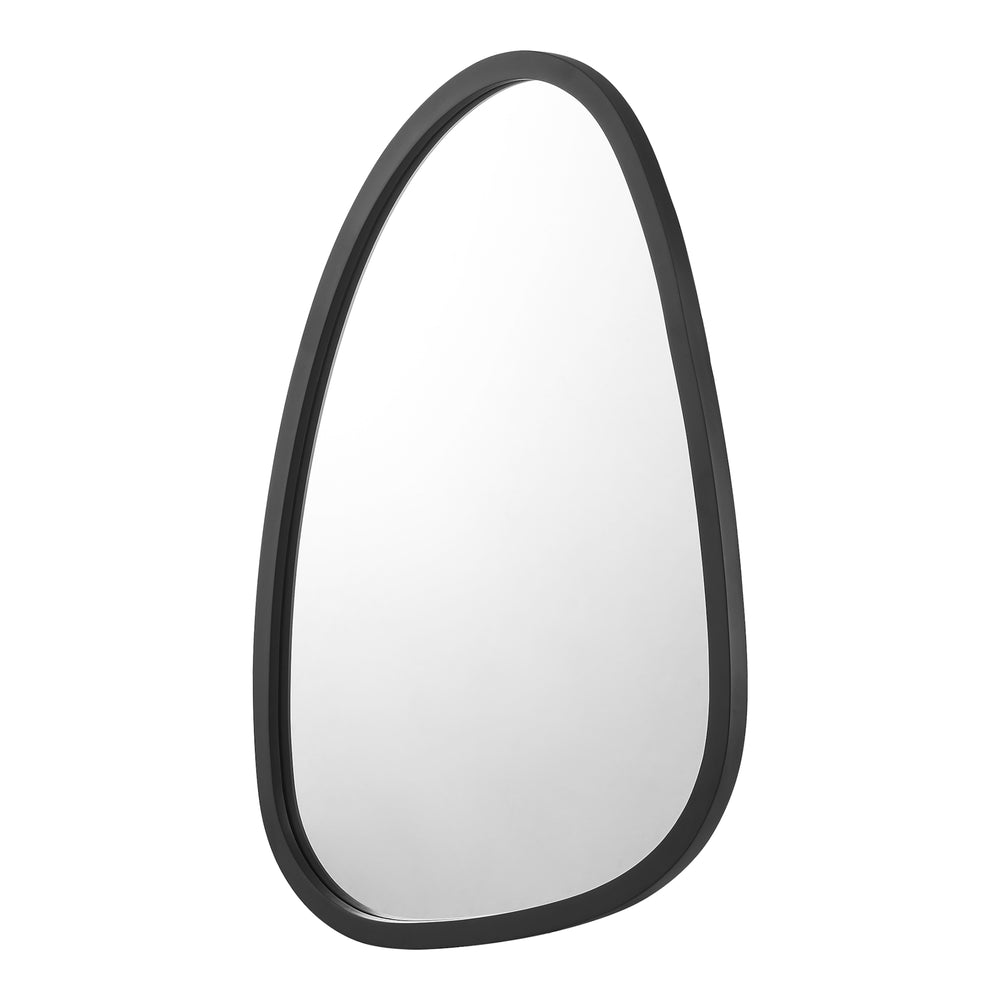 Wandspiegel Grottole zwart, mat 62x50cm [en.casa] - premiumXL
