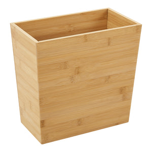 Poubelle de salle de bain Sollefteå en bambou 9 litres [en.casa]