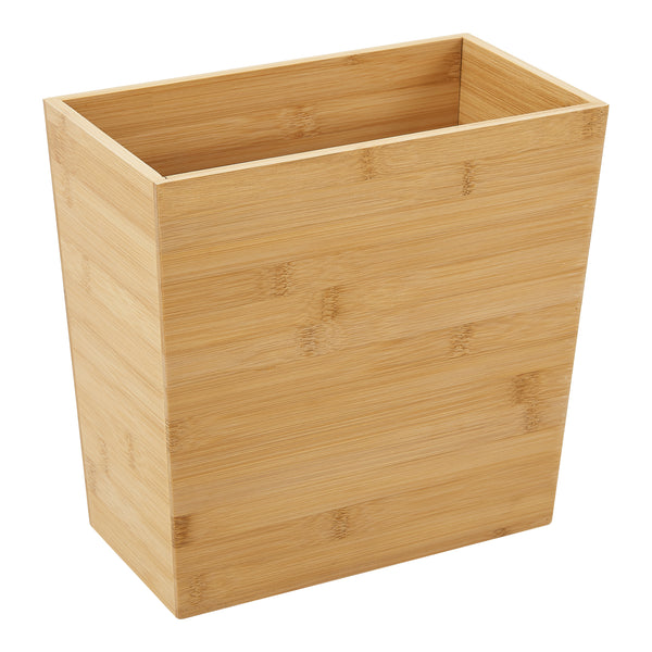 Poubelle de salle de bain Sollefteå en bambou 9 litres [en.casa]